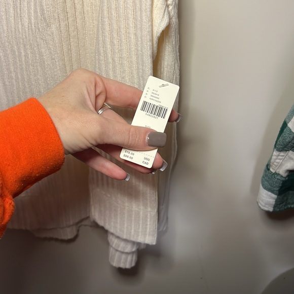 Maeve sweater ivory NWT Size L oversized gorgeous - Picture 2 of 11